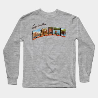 Greetings from Maine Long Sleeve T-Shirt